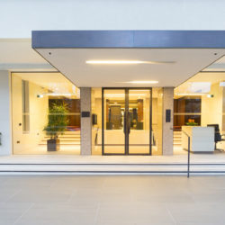 Chelwood House, W2 stepped main front entrance 3