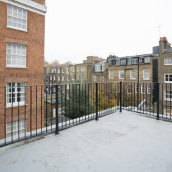 Wythburn Court, W1H railings and roof